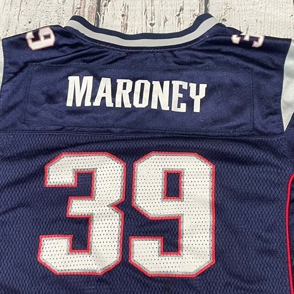 Kids Laurence Maroney New England Patriots Reebok Football Sports Jersey - Picture 5 of 6